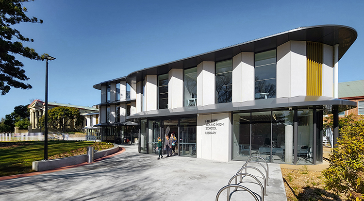 Overall Winner - Young High School, Hilltops Young High School Library
